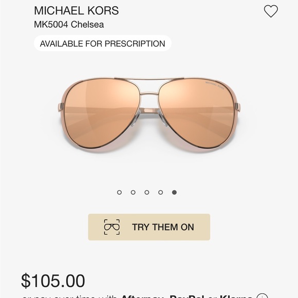 Michael Kors Chelsea Rose gold sunglasses - Picture 4 of 7